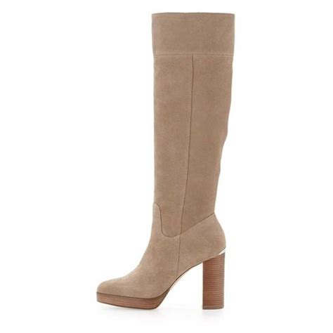 michael kors regina boots nordstrom|Regina Suede Platform Boot .